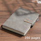 Vintage A5 leather notebook with personalized soft cover - perfect for business meetings and college life note book